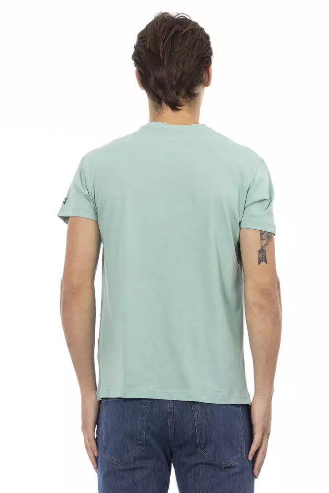 Trussardi Action Green Cotton Men's T-Shirt