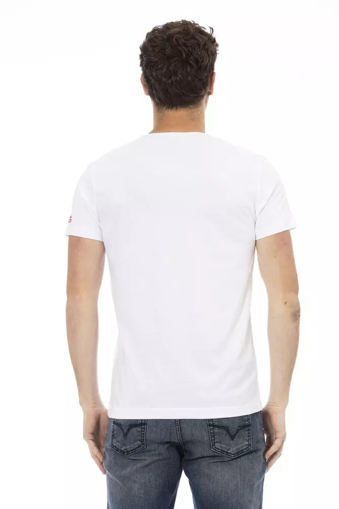 Trussardi Action White Cotton Men's T-Shirt