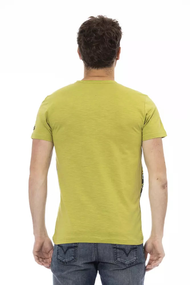 Trussardi Action Green Cotton Men's T-Shirt
