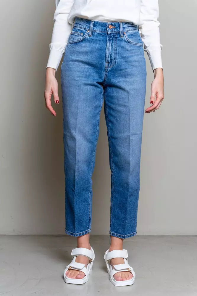 Don The Fuller Blue Cotton Women Jeans