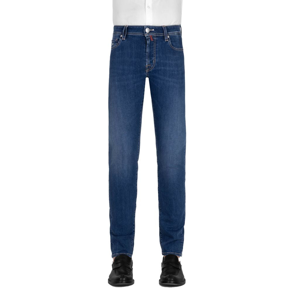 Tramarossa Blue Cotton Men's Jeans