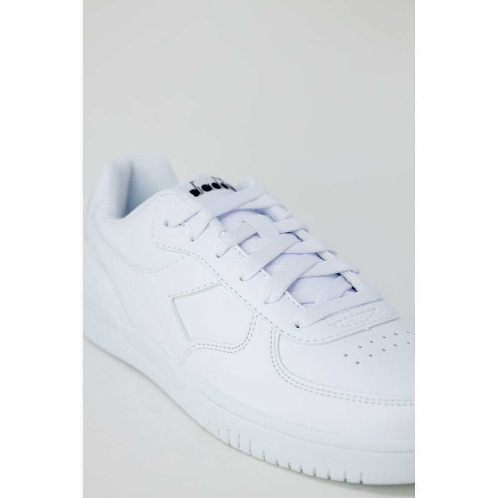 Diadora White Artificial Leather Sneaker