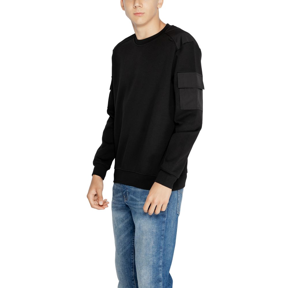 Antony Morato Black Cotton Sweatshirt