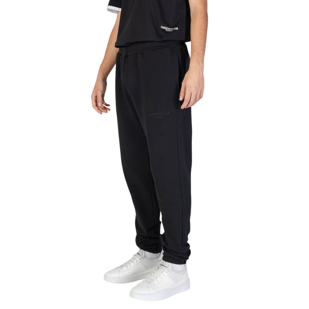Underclub Black Cotton Joggers (Workout Pants)