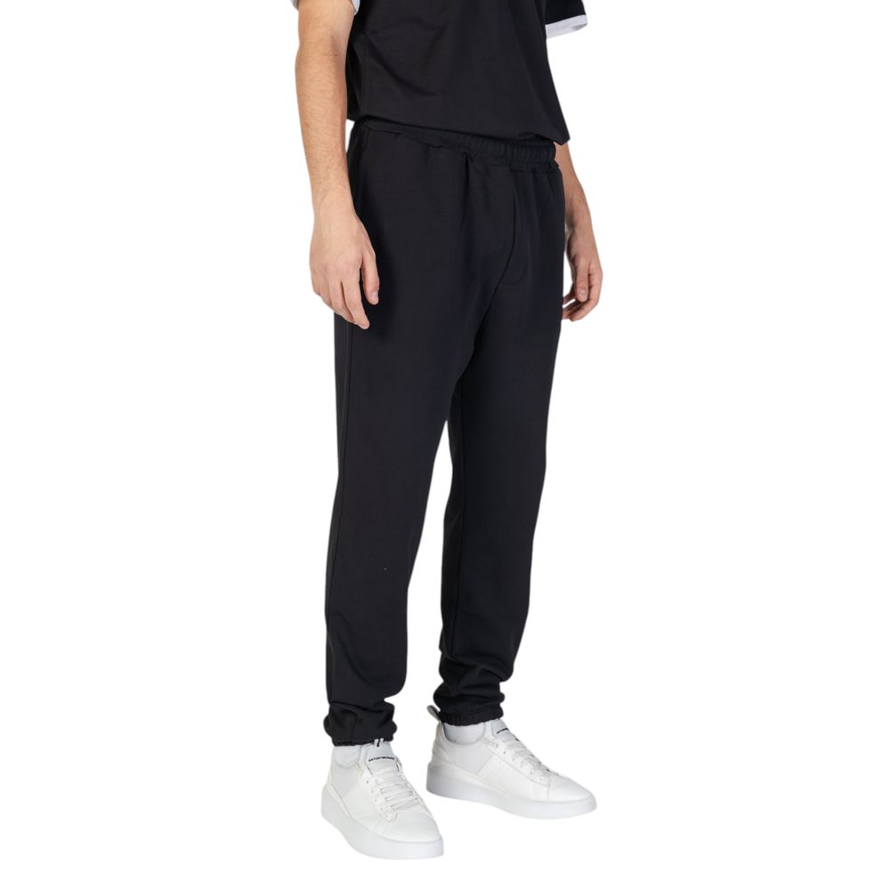 Underclub Black Cotton Joggers (Workout Pants)