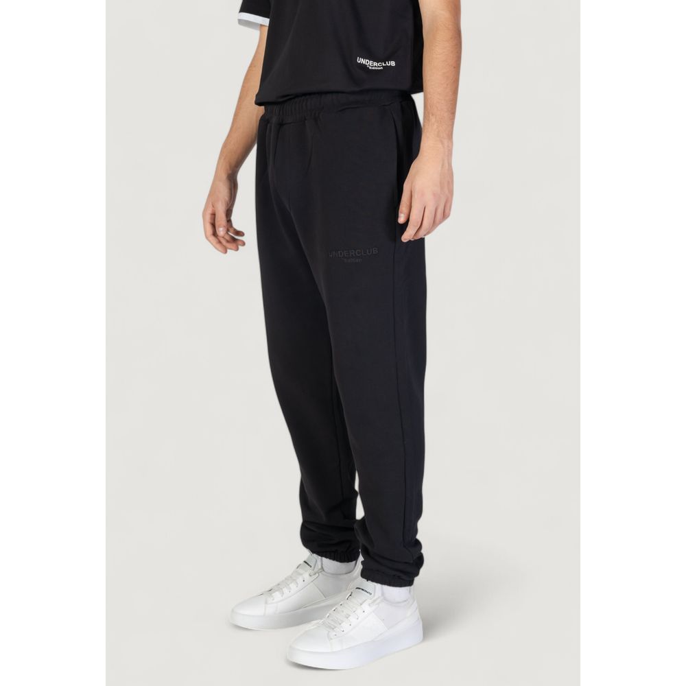 Underclub Black Cotton Joggers (Workout Pants)
