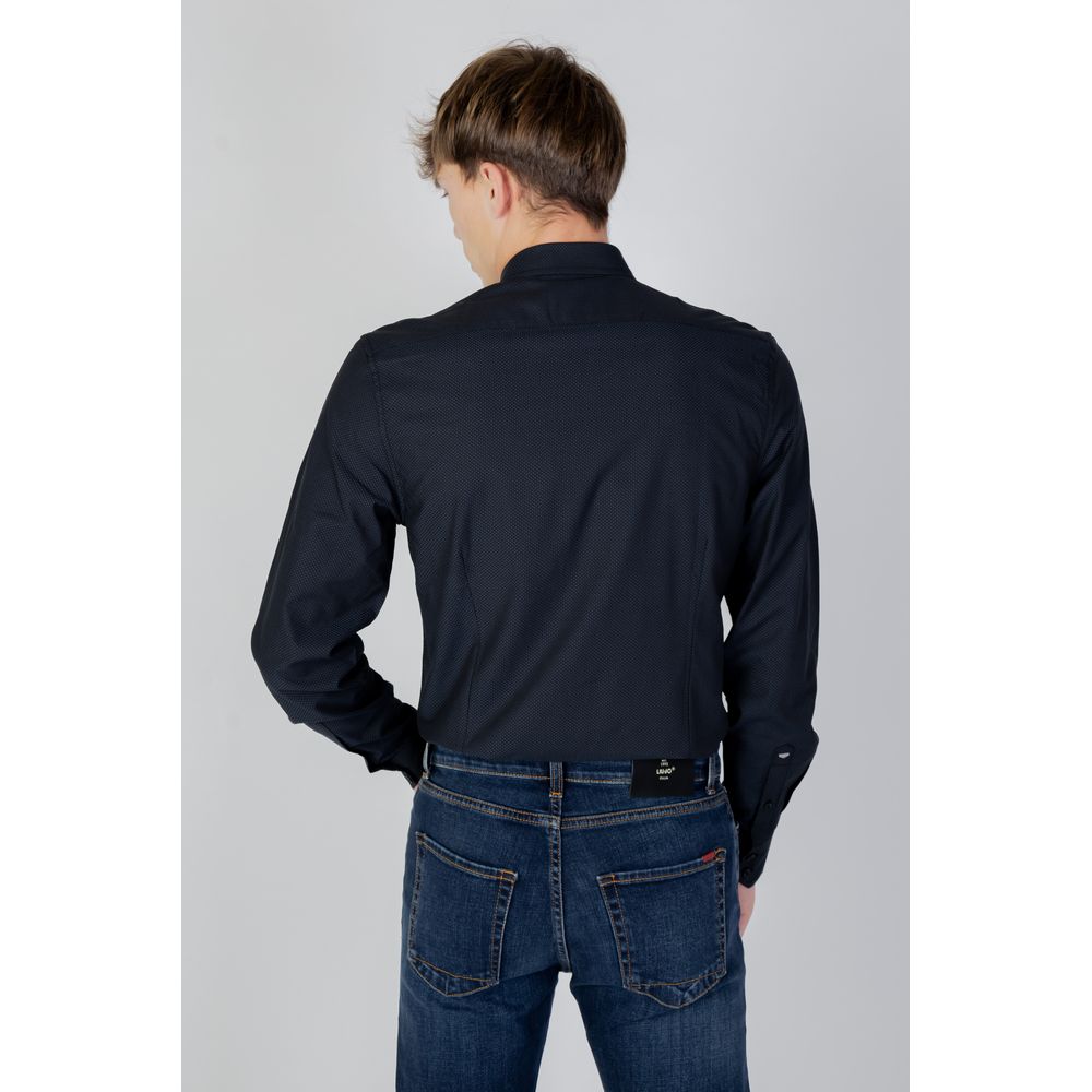 Antony Morato Blue Cotton Dress Shirt