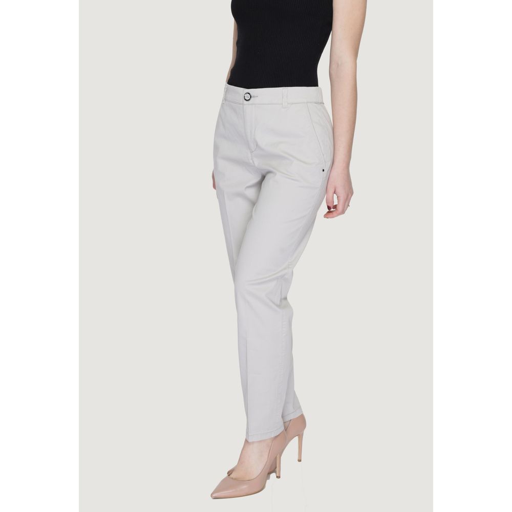 Street One Beige Cotton Pant