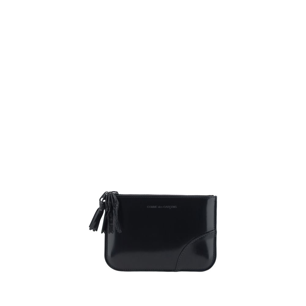 Comme Des Garçons Black Calf Leather Bos Taurus Wallet