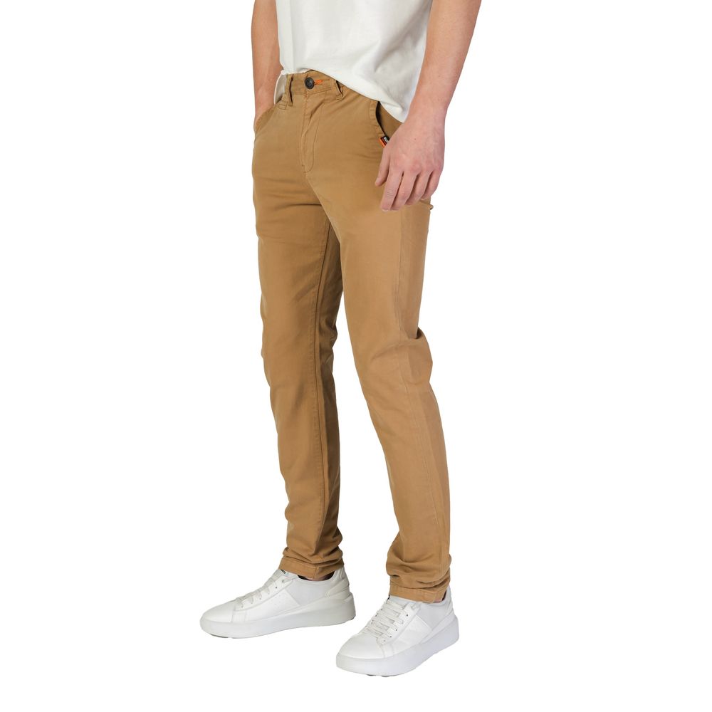 Superdry Beige Cotton Skinny Pants