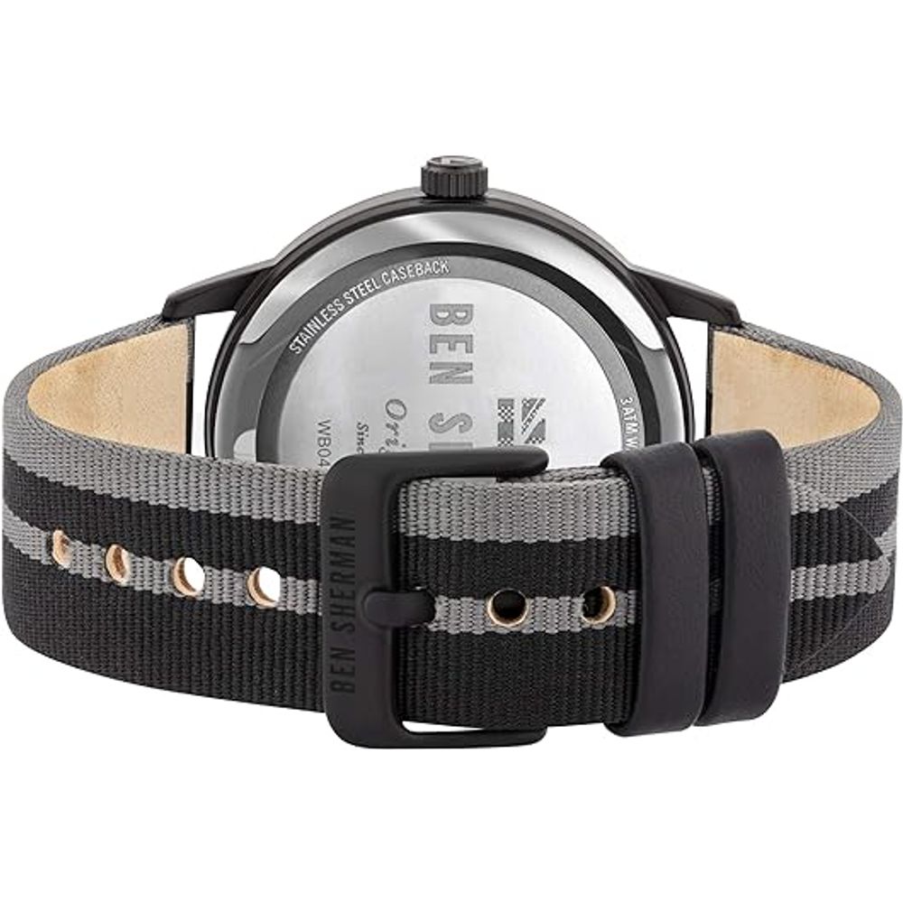 Ben Sherman Gray Fabric Bracelet Watch