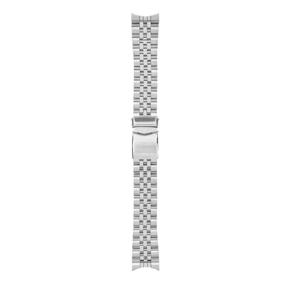 Bobroff Silver Stainless Steel Bracelet Watch