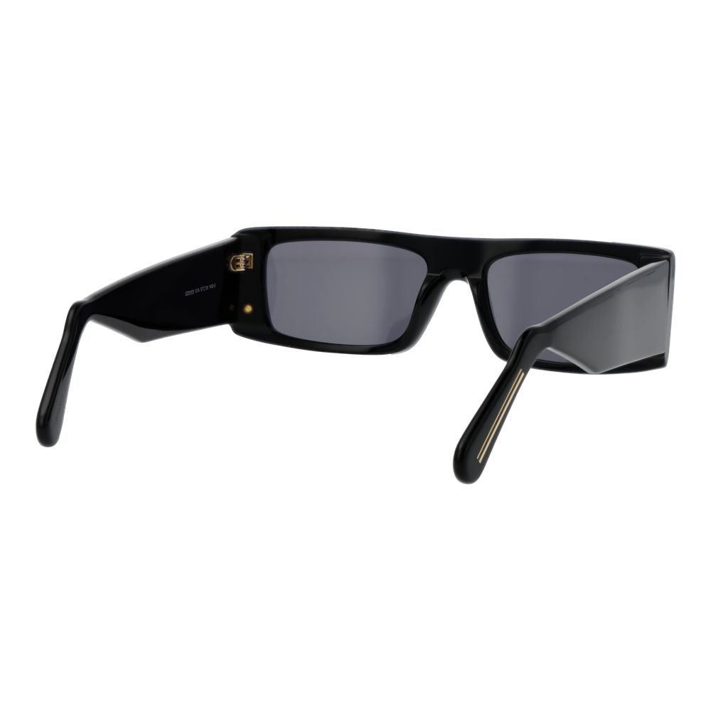 GCDS Black Plastic Sunglasses