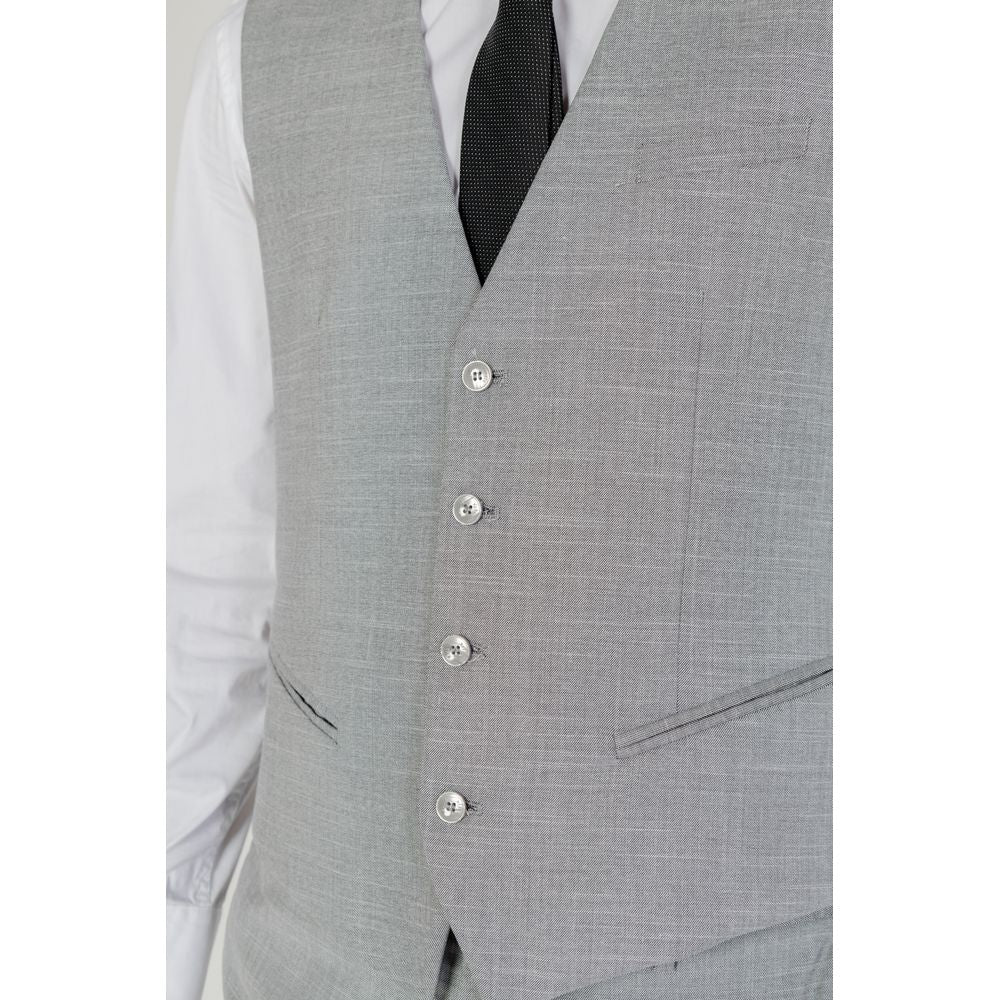 Antony Morato Gray Polyester Waistcoat