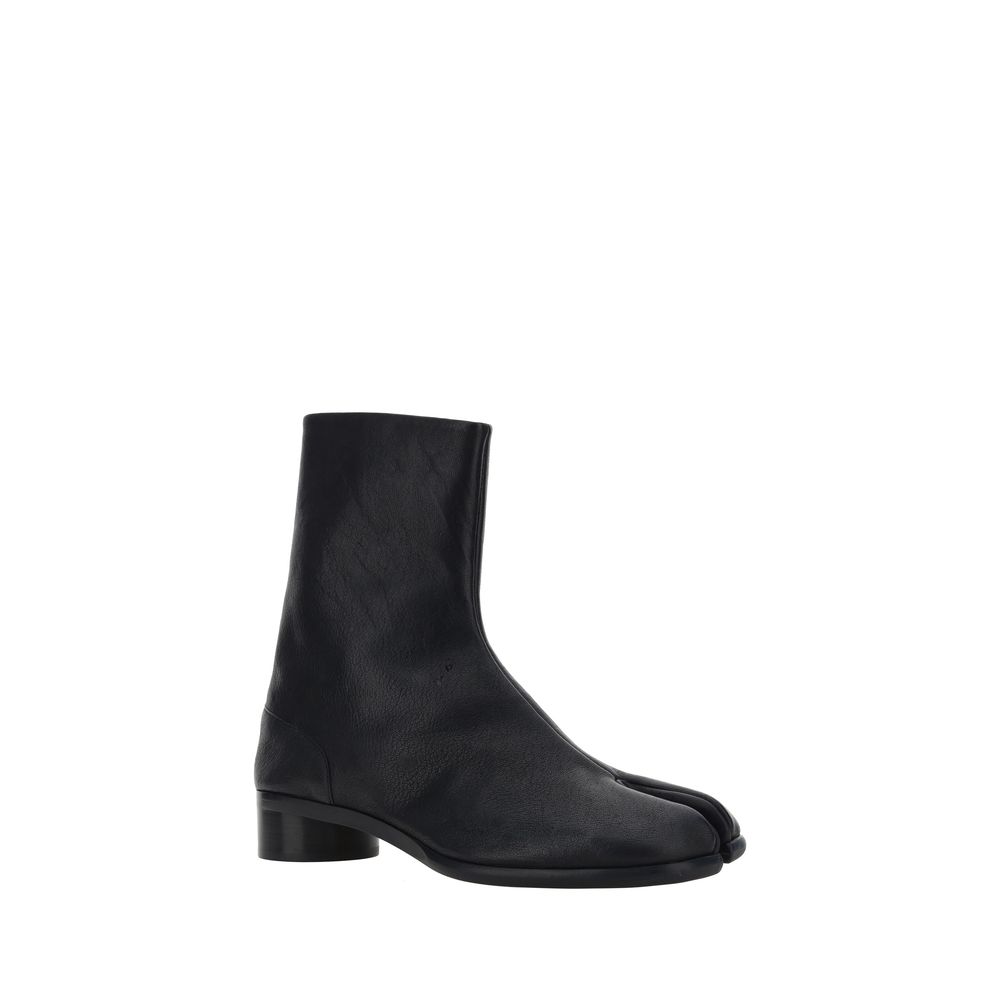 Margiela Black Camel Hair  Flat Boots
