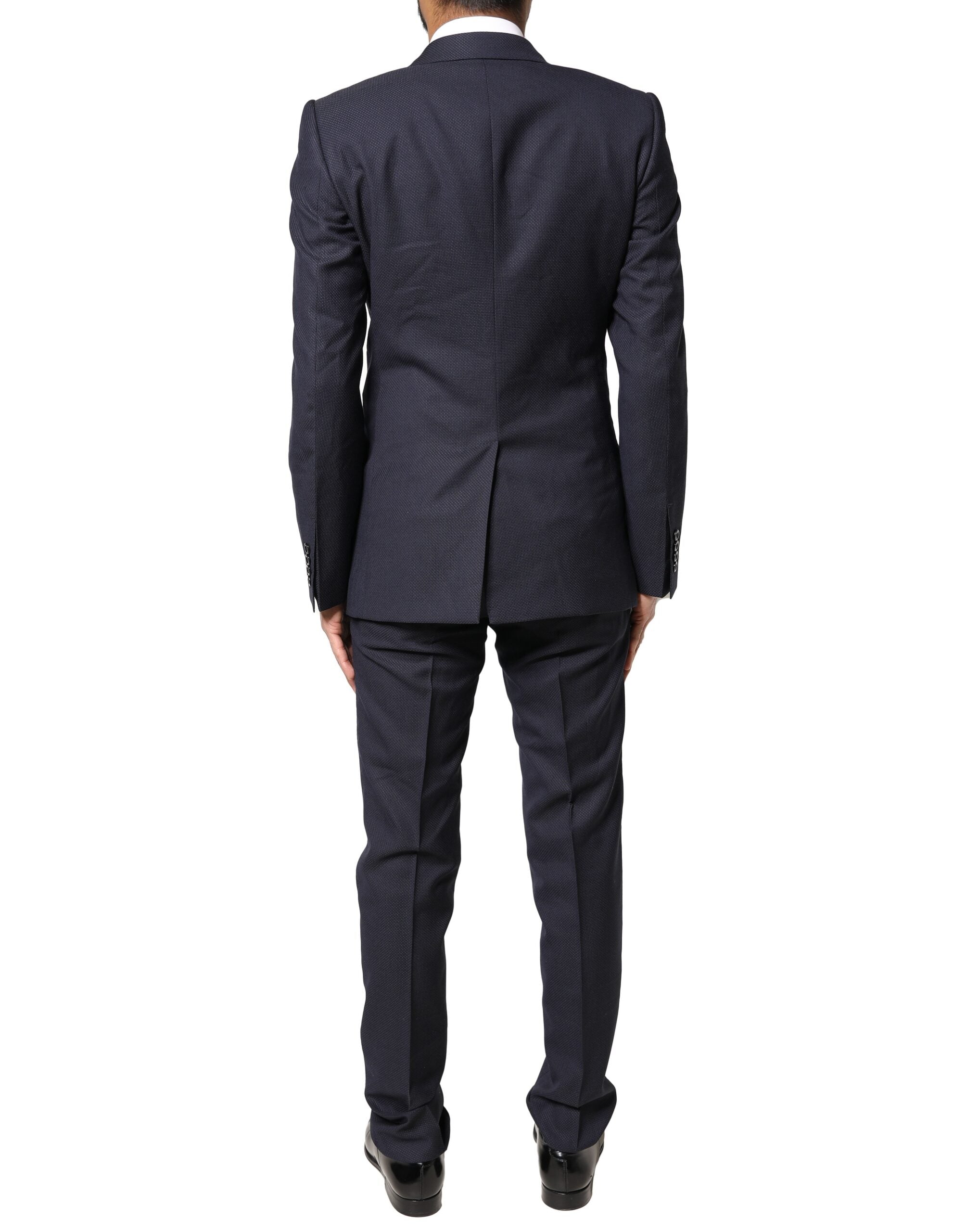 Dolce & Gabbana Black Fantasy MARTINI 3 Piece Formal Suit