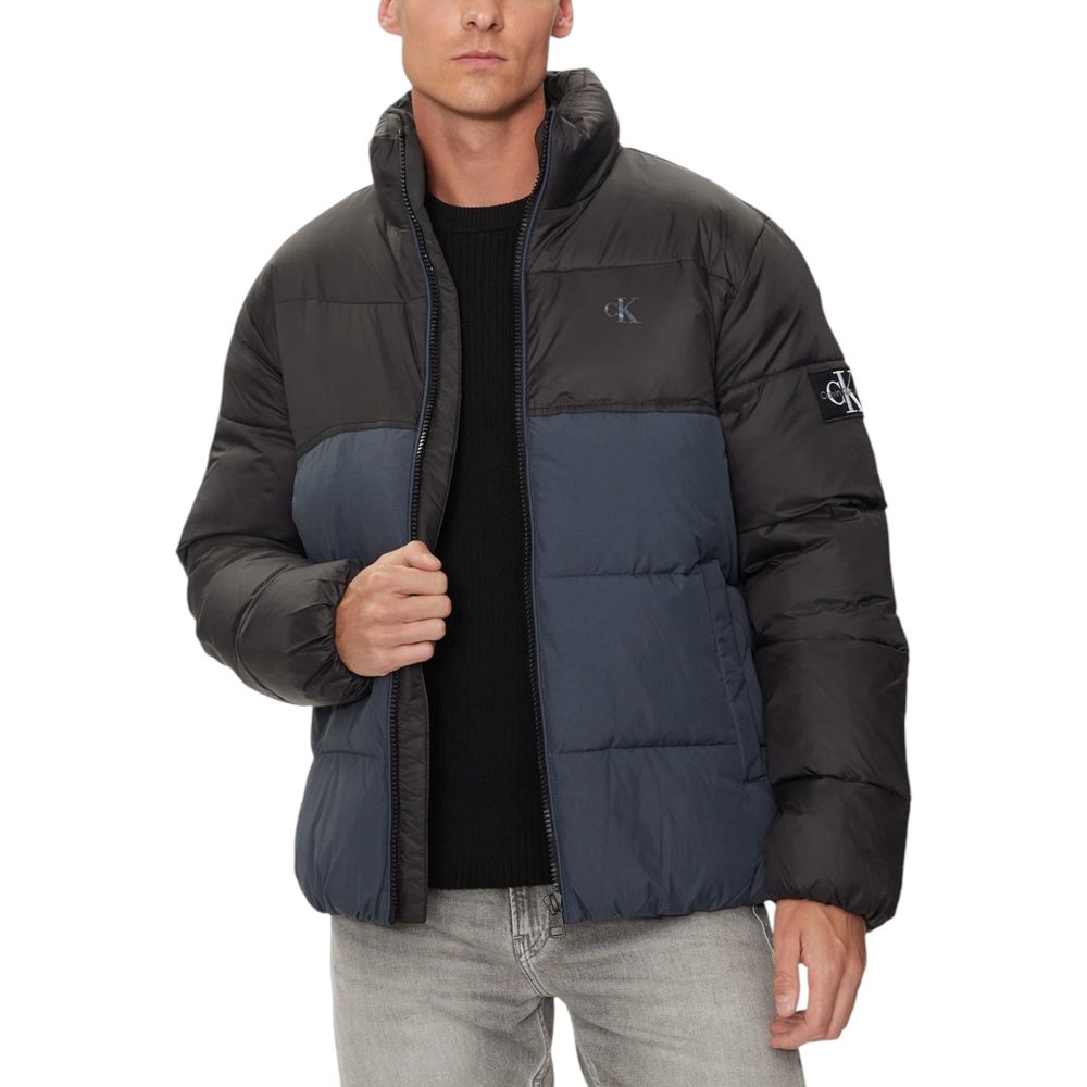 Calvin Klein Jeans Blue Recycled Polyamide Coat
