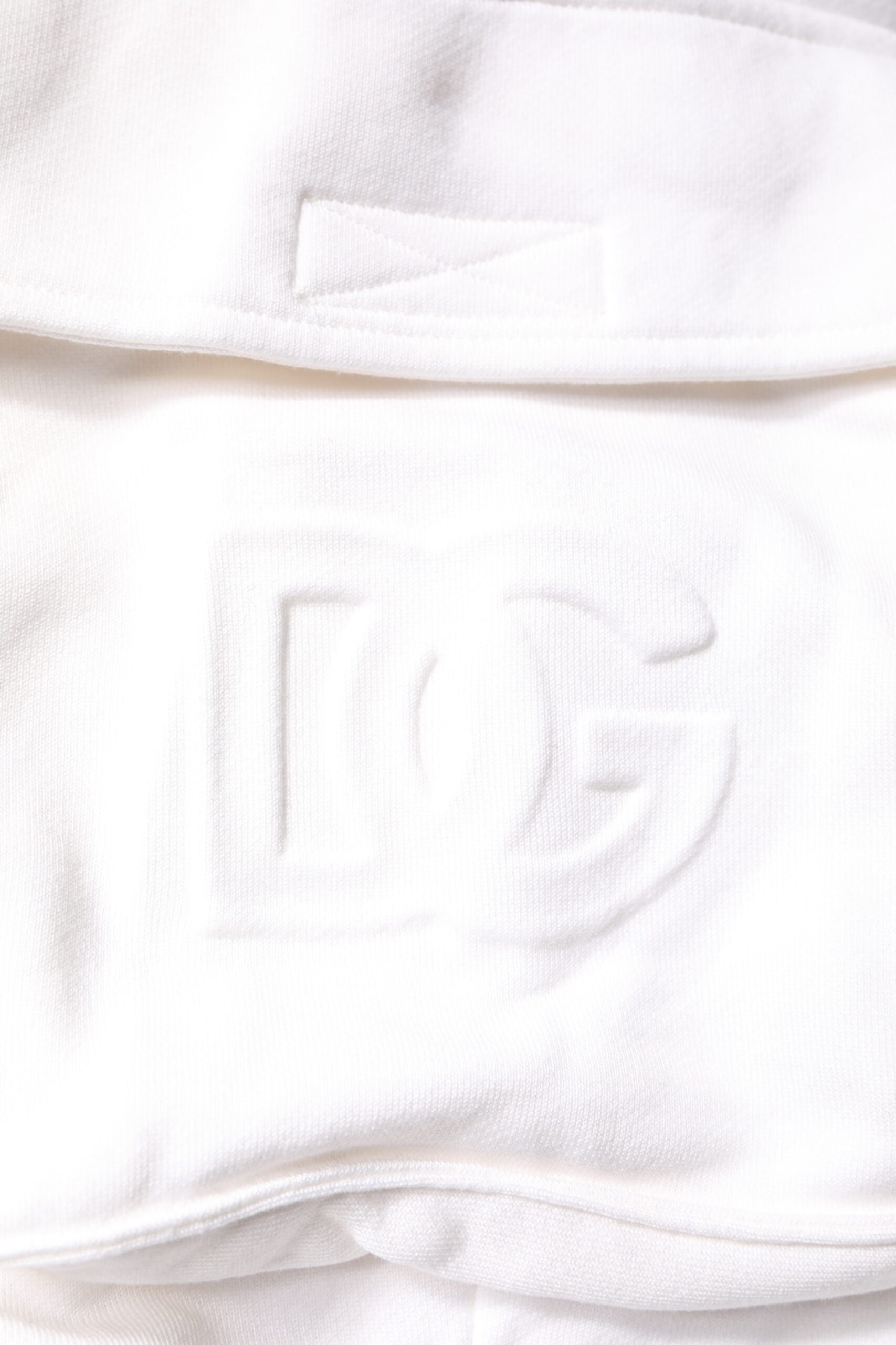 Dolce & Gabbana White Cotton Cargo Bermuda Sweatshorts Shorts