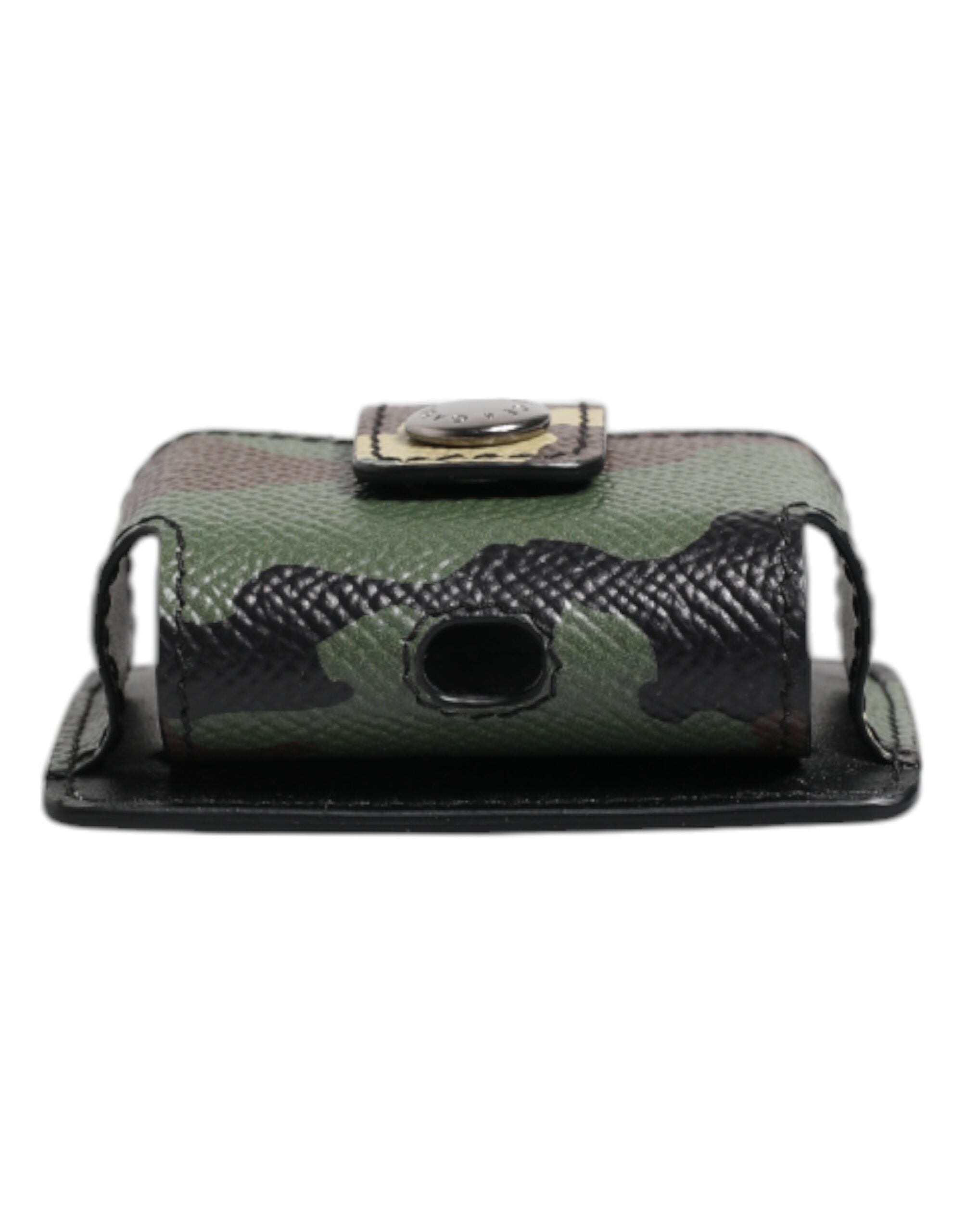 Dolce & Gabbana Multicolor Camouflage Leather Airpods Case