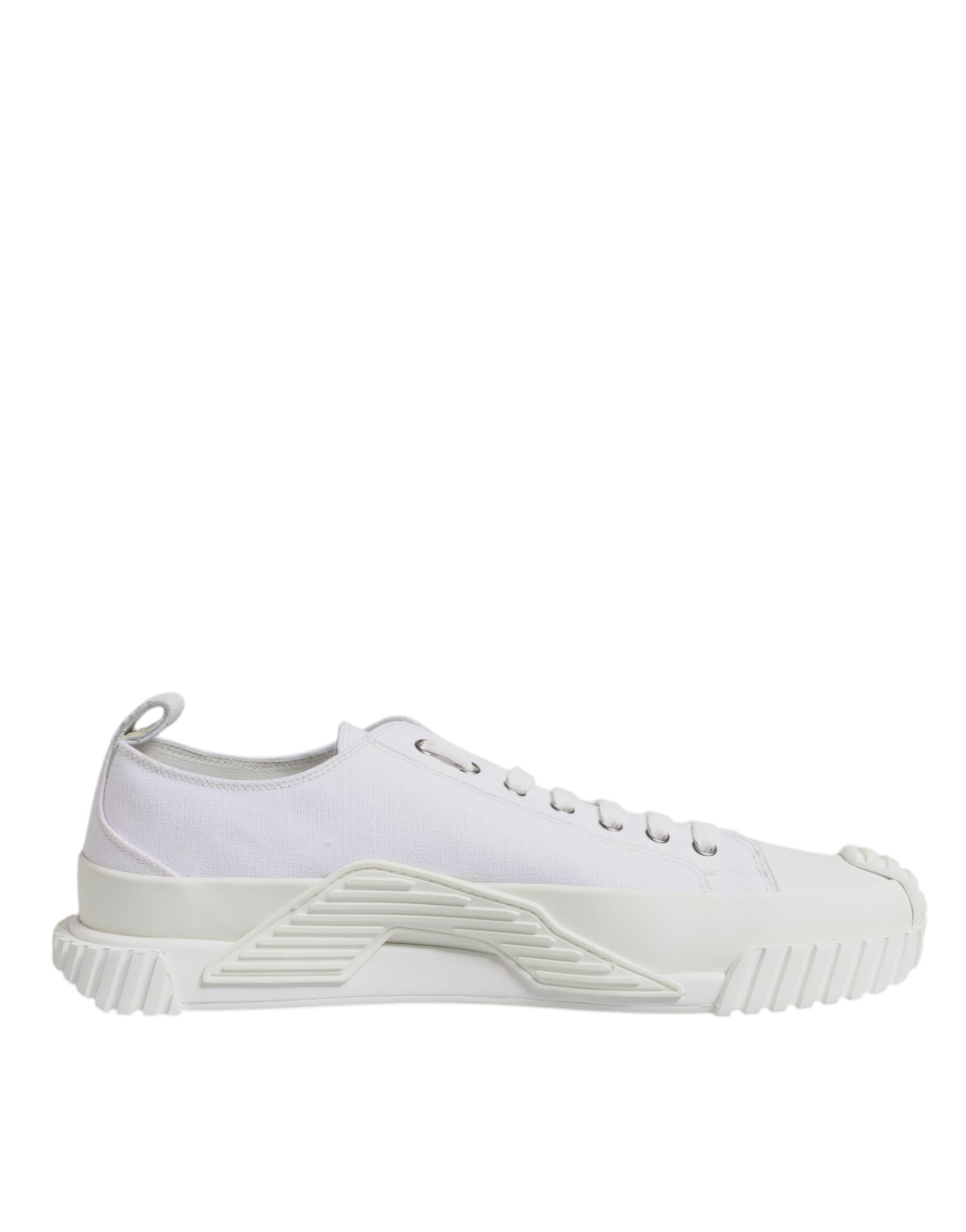 Dolce & Gabbana White Leather Low Top NS1 Sneakers Shoes