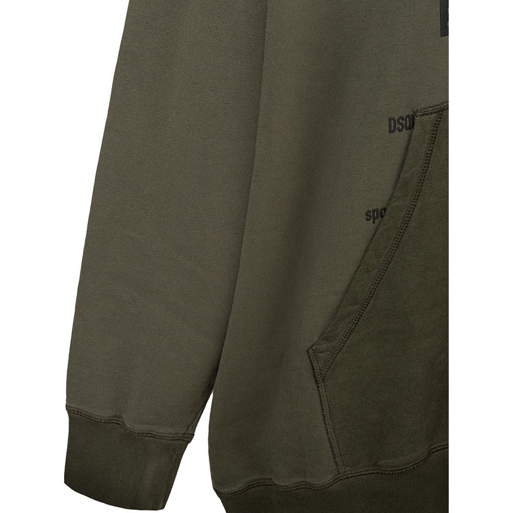 Dsquared² Green Cotton Sweatshirt