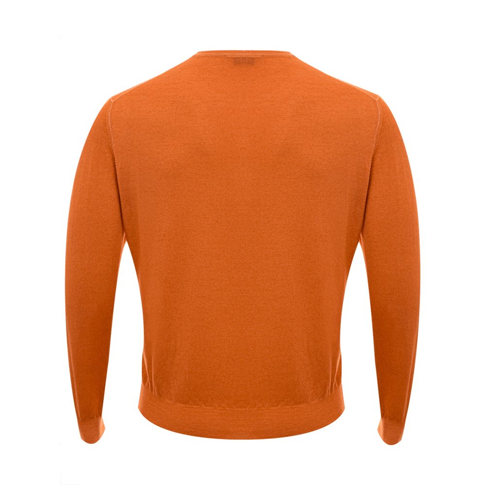 Gran Sasso Orange Wool Sweatshirt