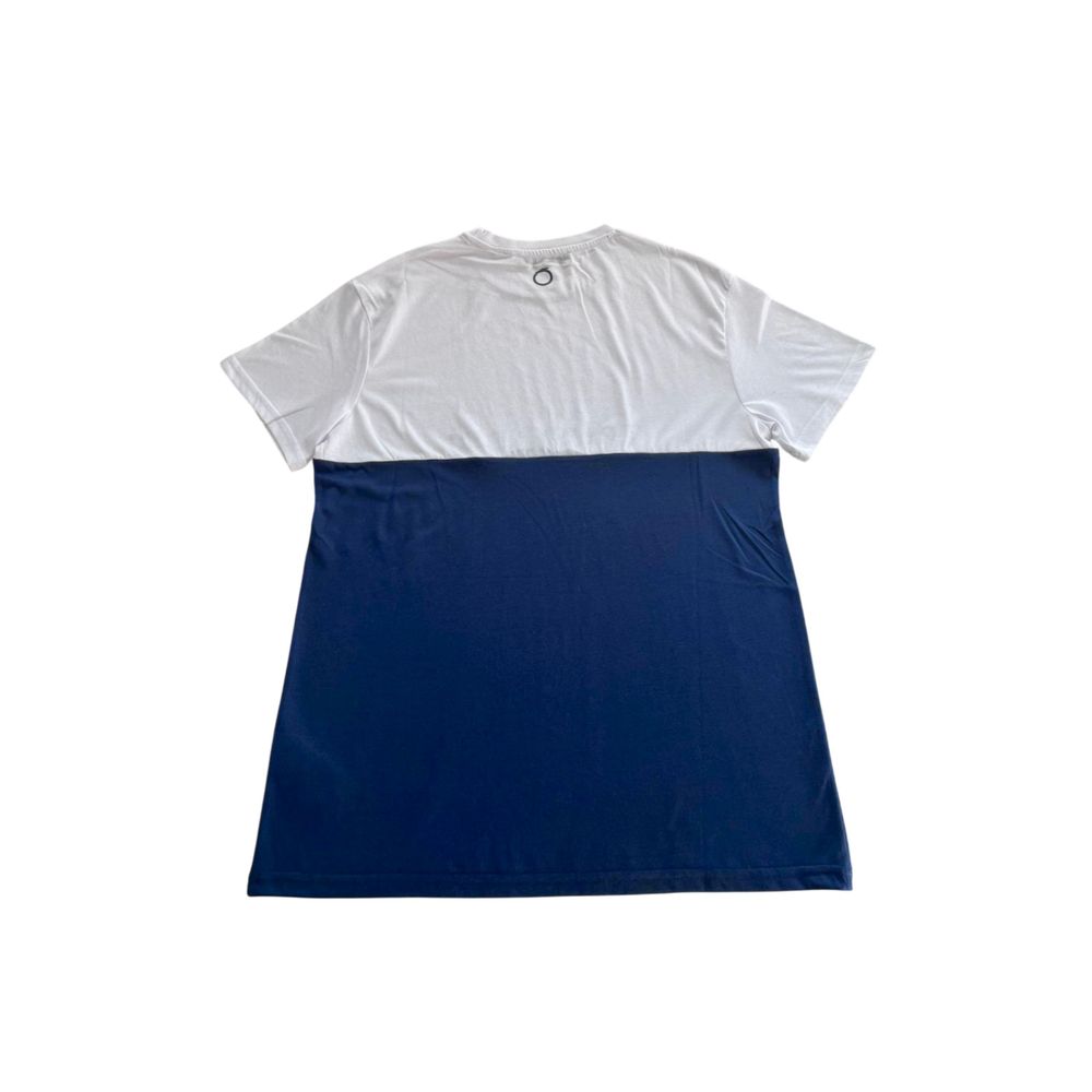 Trussardi Beachwear Blue Polyester Men T-Shirt