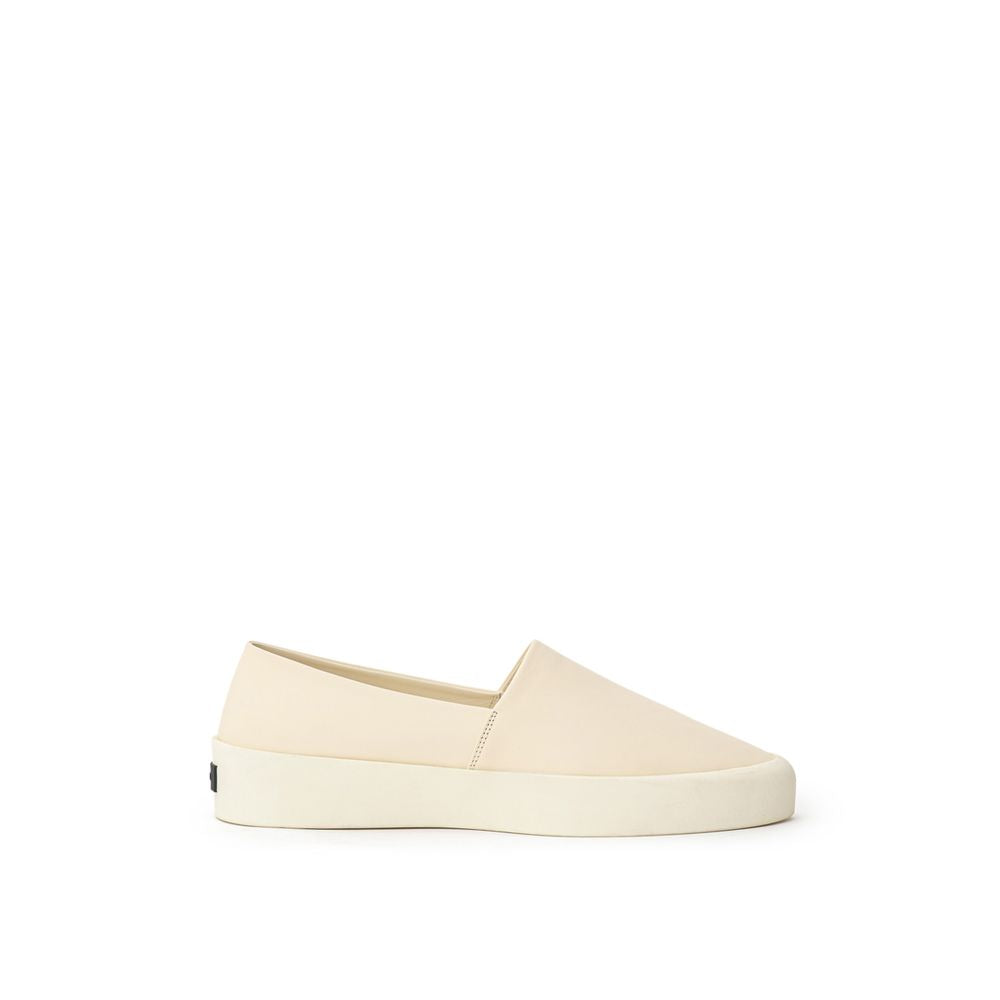 Fear Of God Beige Leather Slip-On Loafer