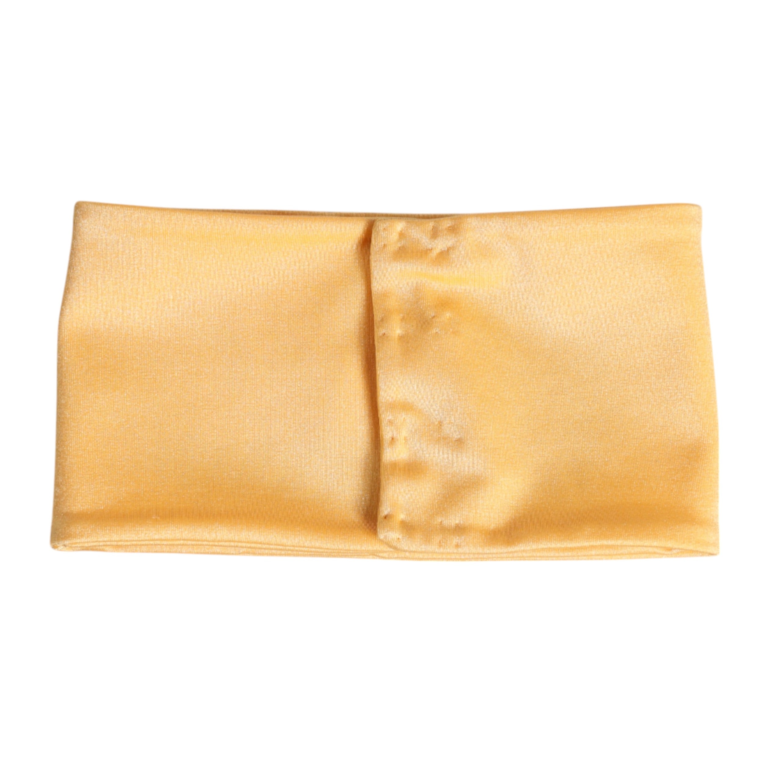 Dolce & Gabbana Yellow Nylon Stretch Women Neck Warmer Scarf