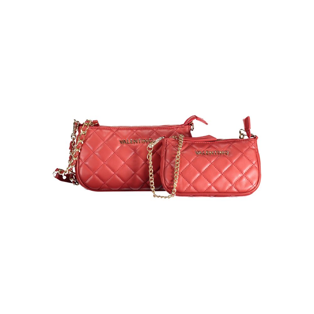 Mario Valentino Red Polyethylene Handbag