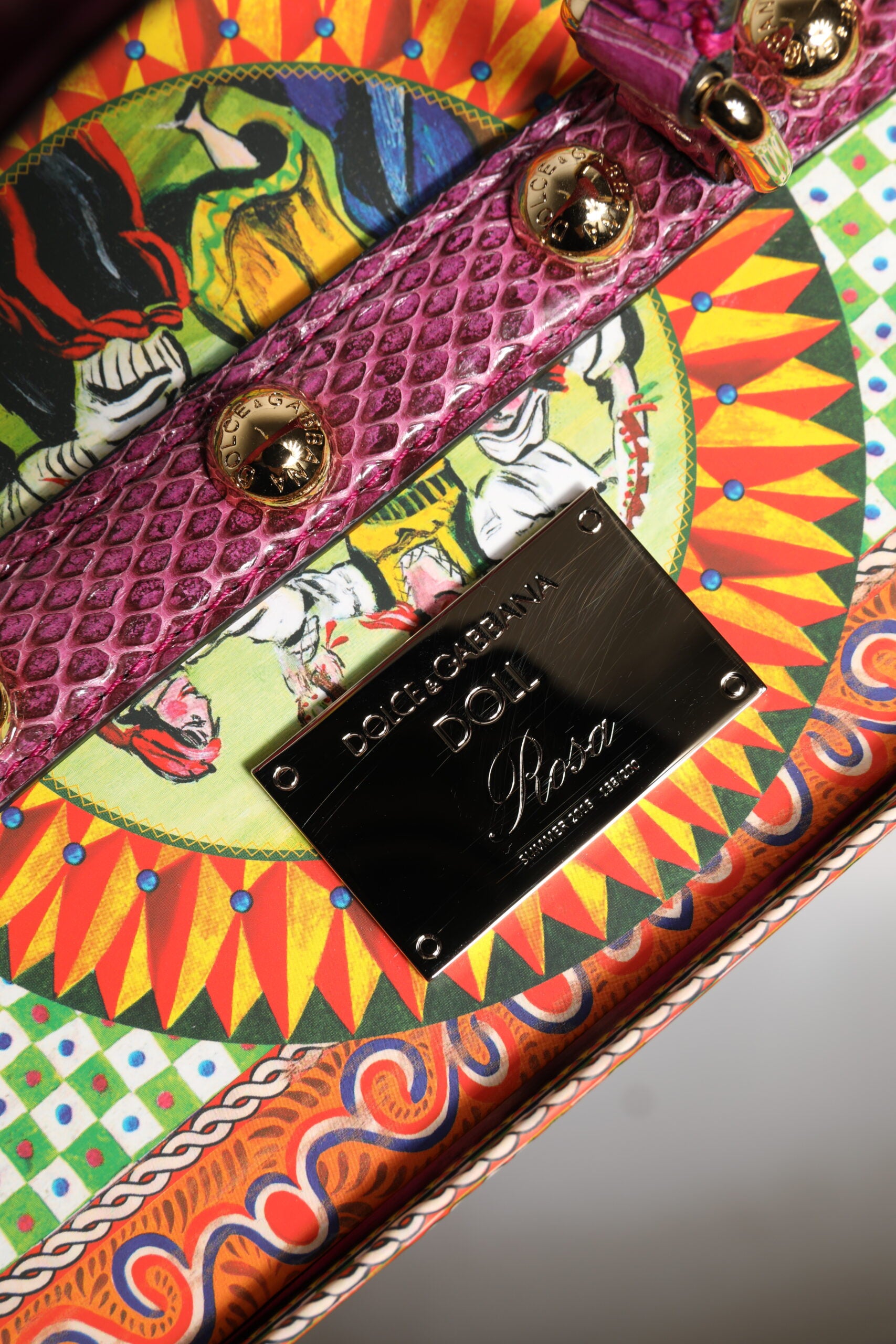 Dolce & Gabbana Black Dress Ceramic Porcelain Fashion Leather Sicily Dolls