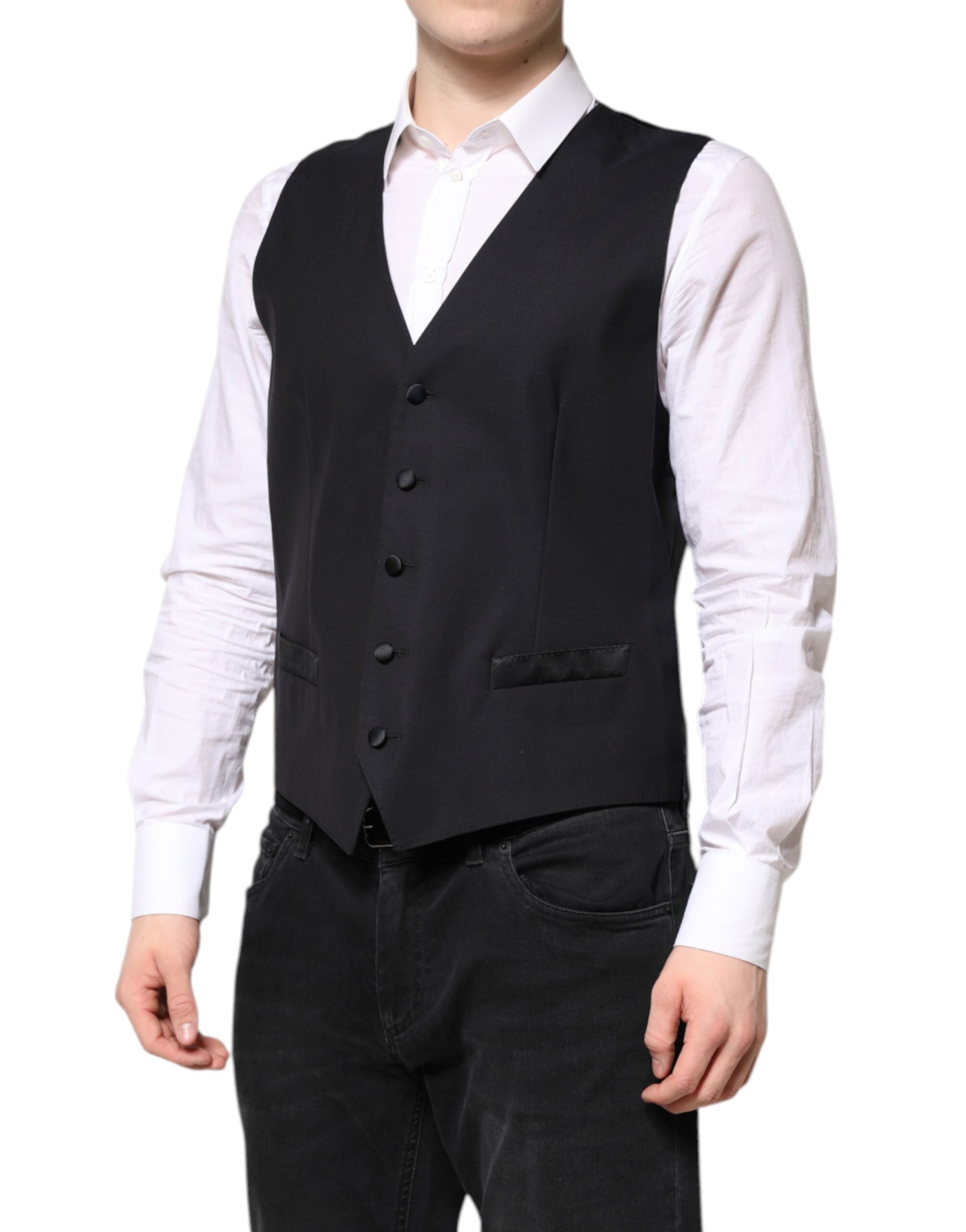 Dolce & Gabbana Dark Blue MARTINI Wool Suit 2 Piece Jacket