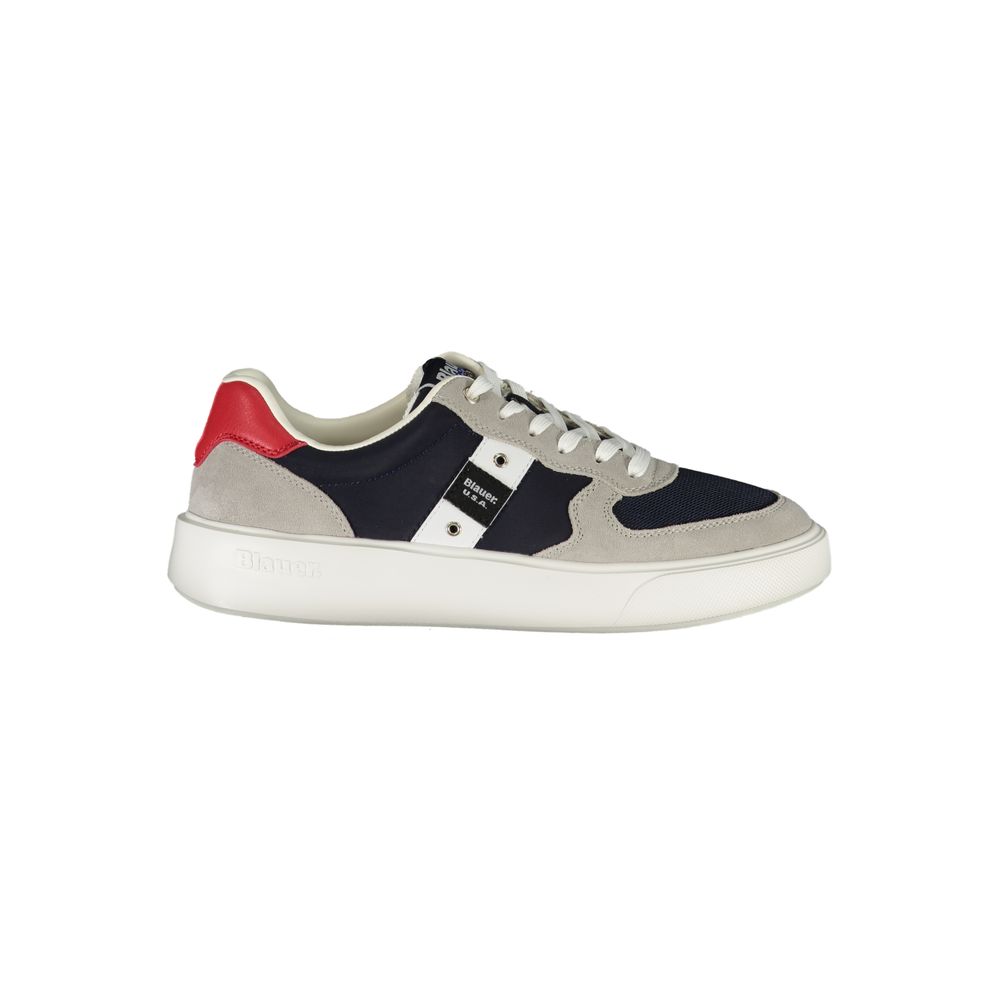 Blauer Blue Leather Men Sneaker