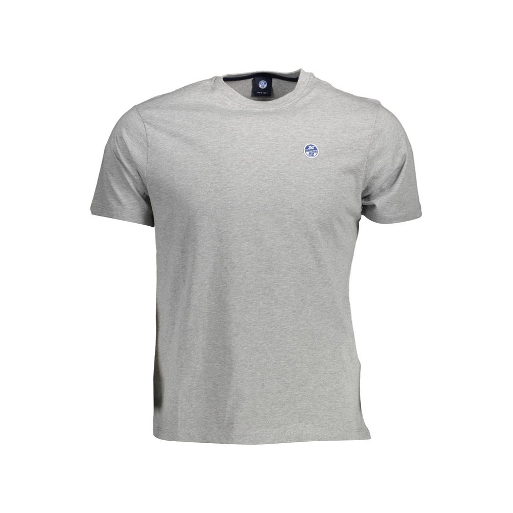 North Sails Brown Cotton Men T-Shirt