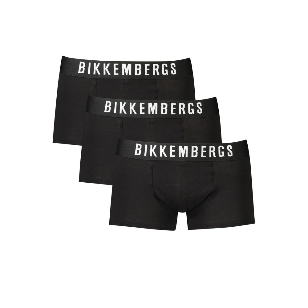 Bikkembergs Black Cotton Underwear