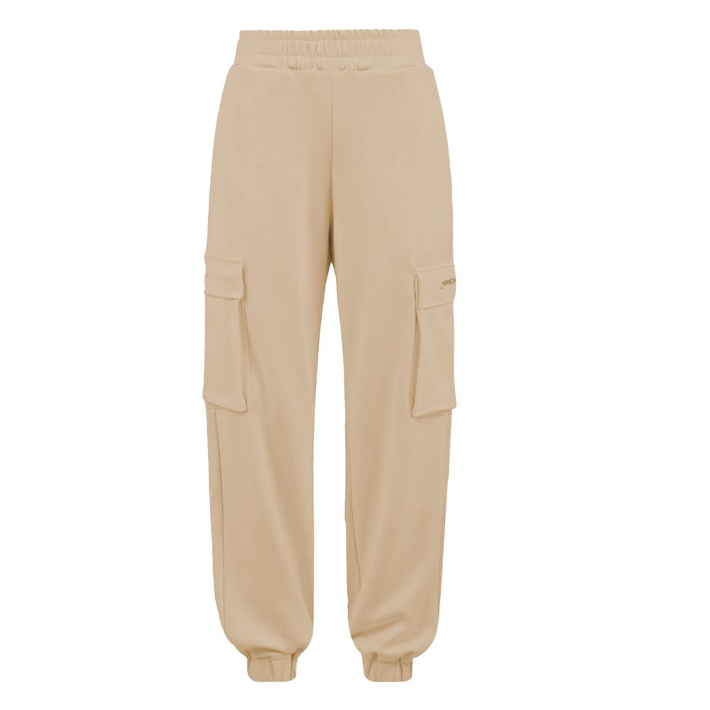 Hinnominate Beige Polyester Women Pants