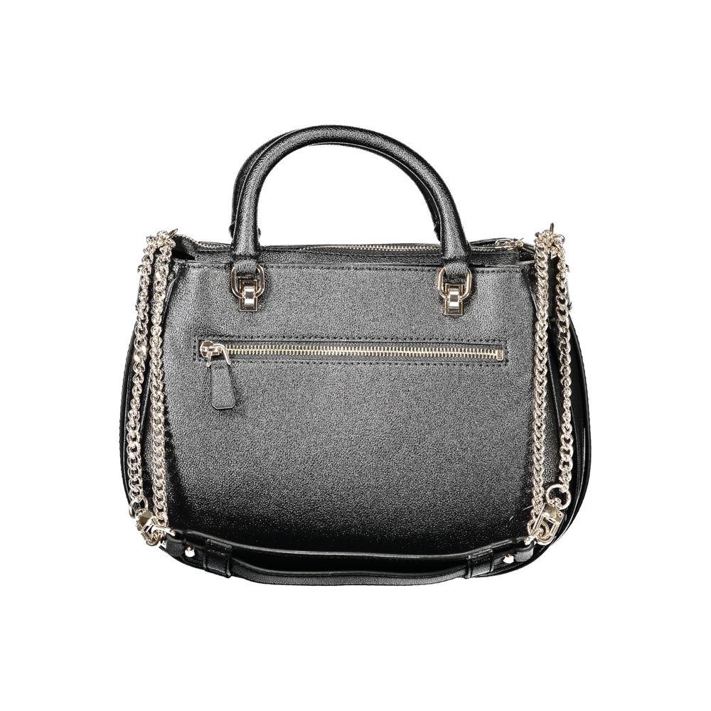 Guess Jeans Black Polyethylene Handbag