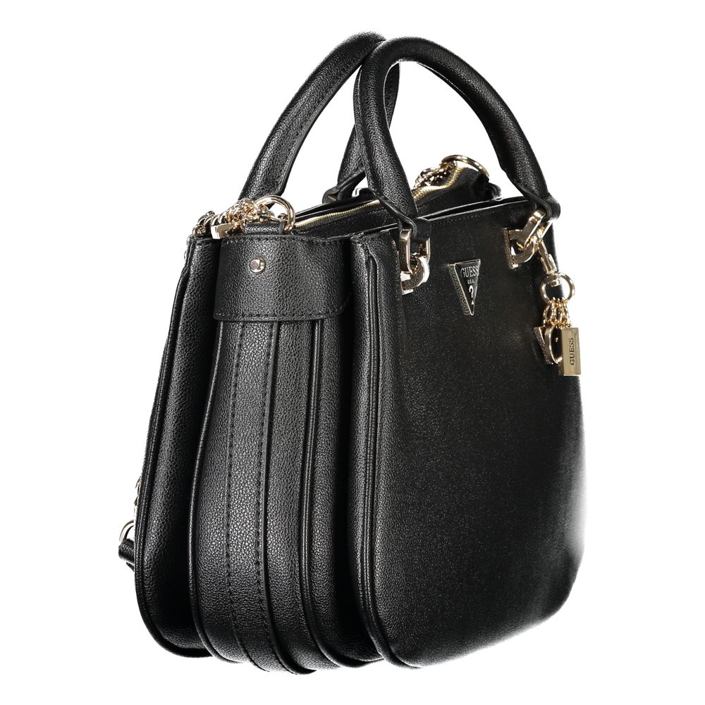 Guess Jeans Black Polyethylene Handbag