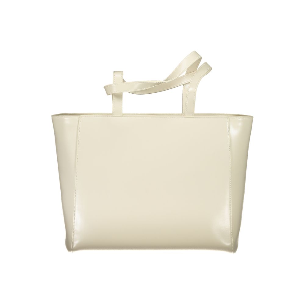 Mario Valentino Beige Polyethylene Handbag