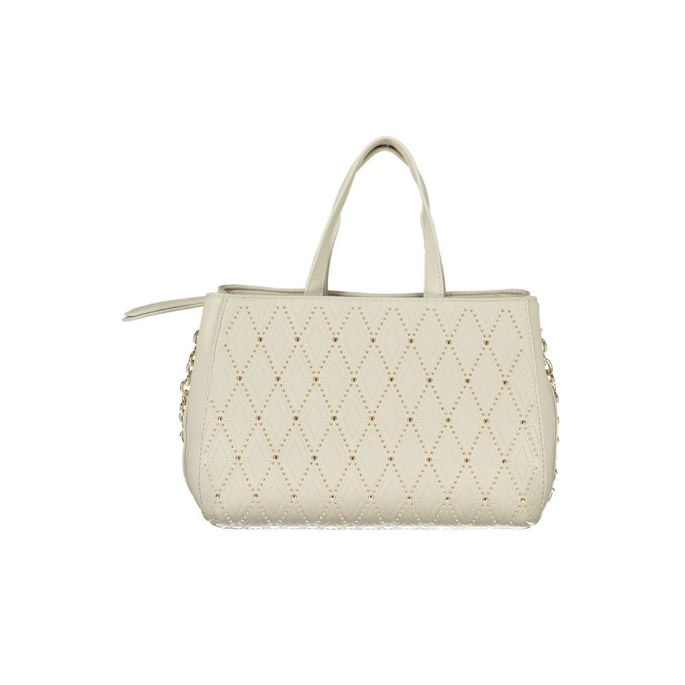 Mario Valentino White Polyethylene Handbag