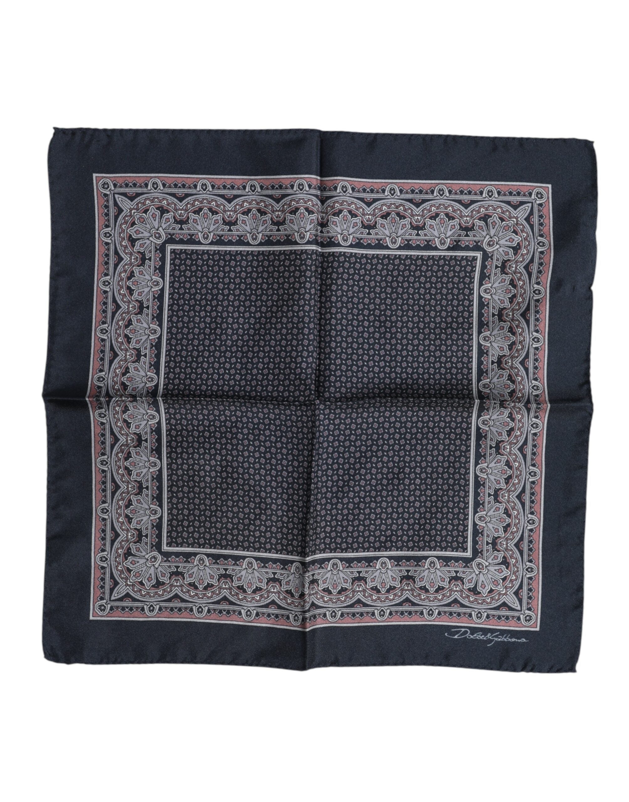 Dolce & Gabbana Multicolor Fantasy Silk Square Foulard Scarf