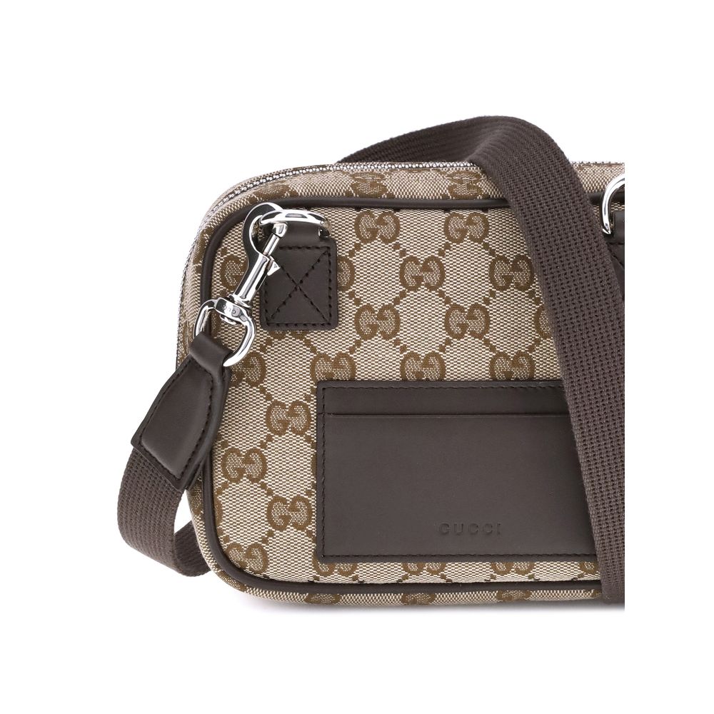 Gucci Brown Polyester Shoulder Bag