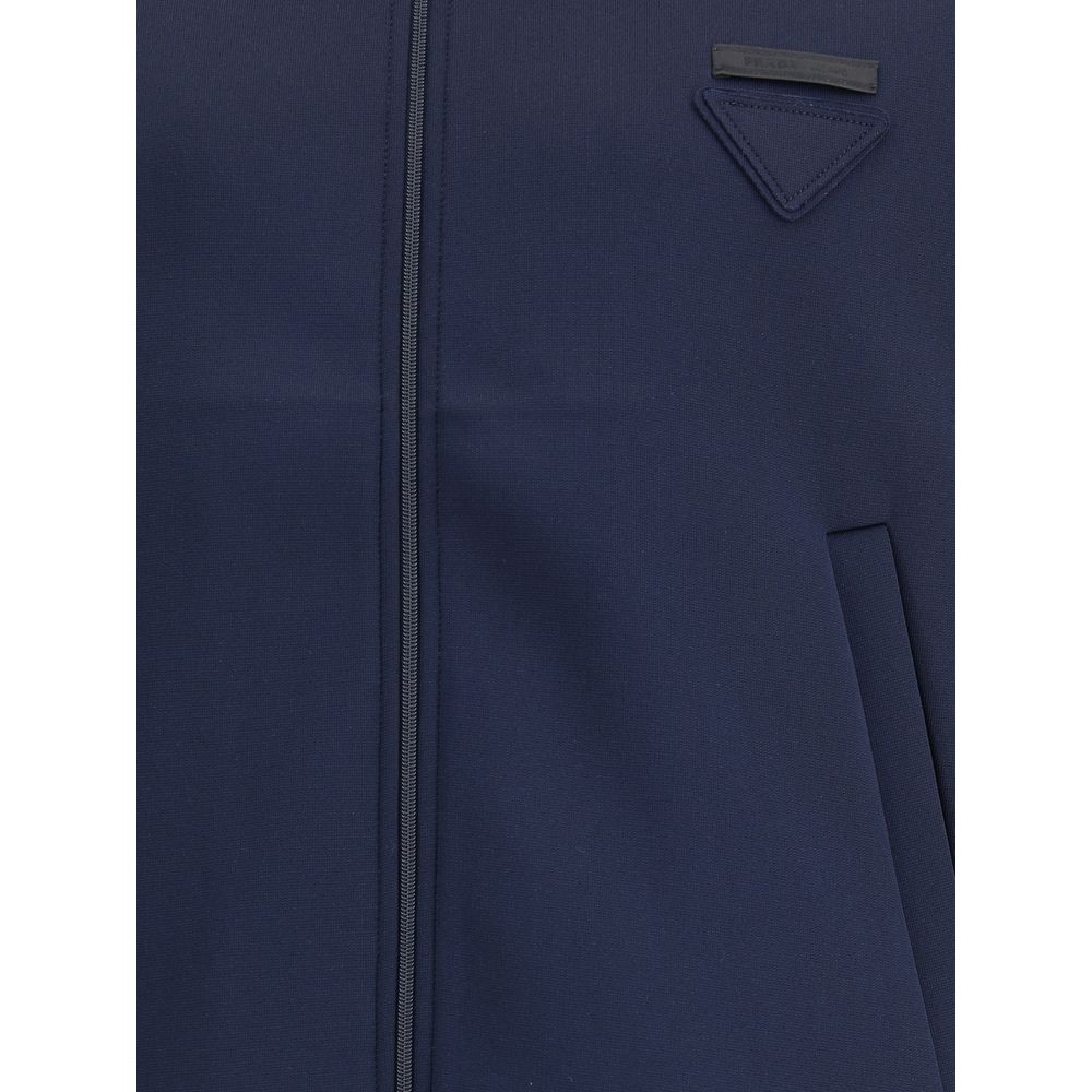 Prada Blue Polyester Sweatshirt