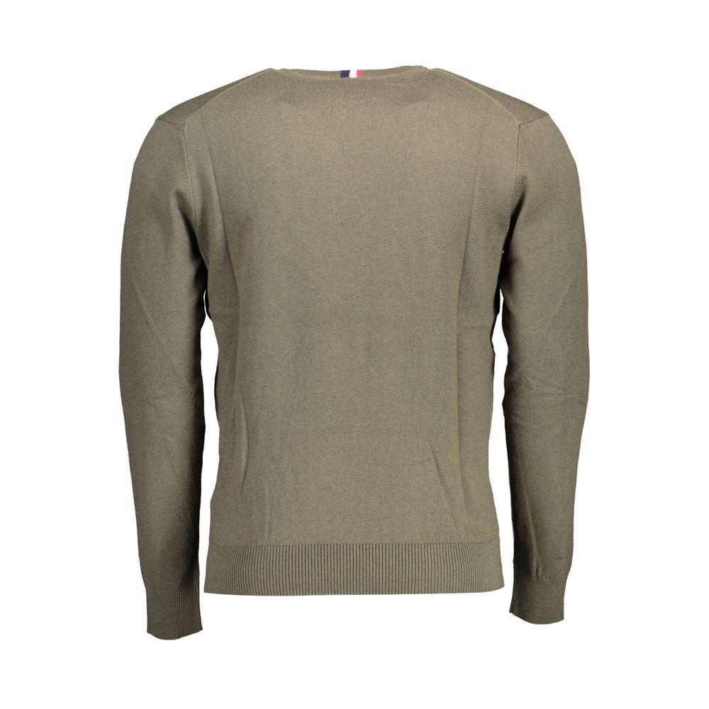 U.S. POLO ASSN. Green Cotton Sweater