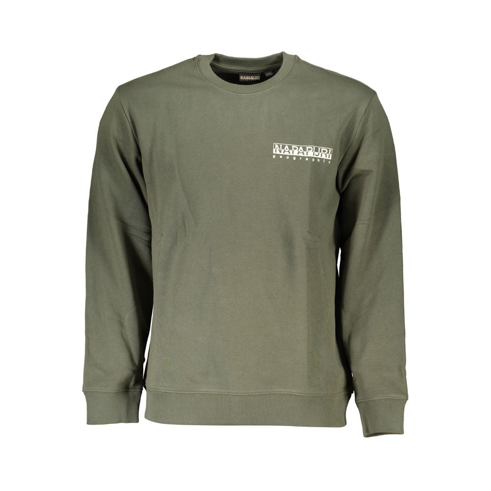 Napapijri Green Cotton Sweatshirt