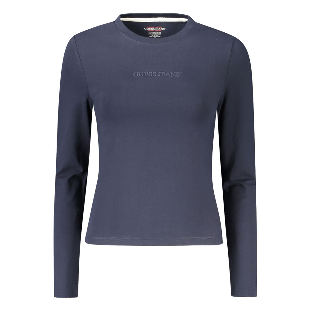 Guess Jeans Blue Cotton Women T-Shirt