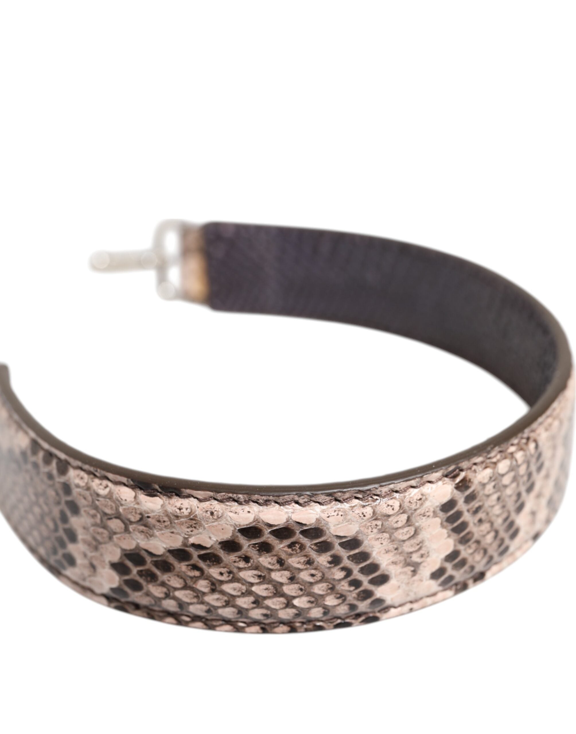 Dolce & Gabbana Beige Exotic Leather Handbag Accessory Shoulder Strap