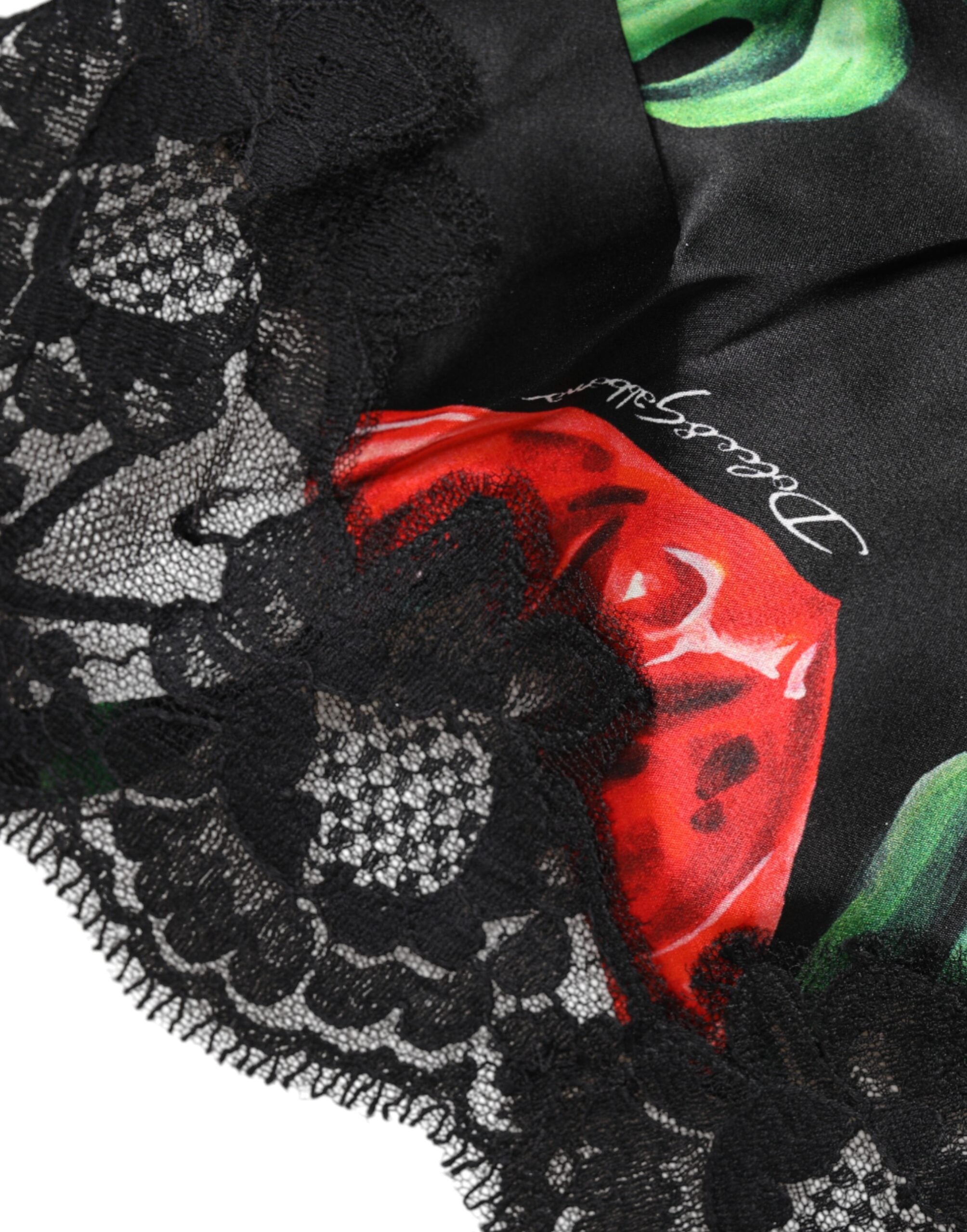 Dolce & Gabbana Multicolor Floral Silk Tank Lingerie Underwear