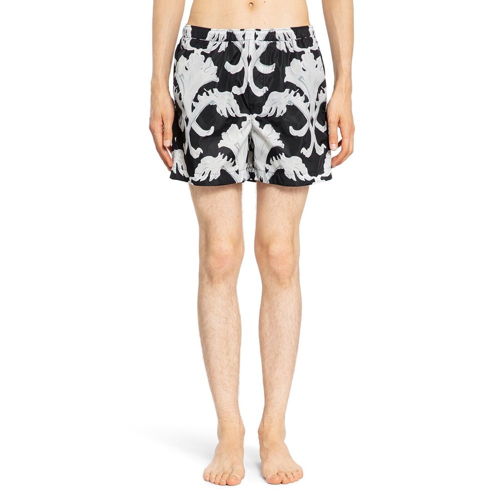 Valentino Black Polyamide Shorts