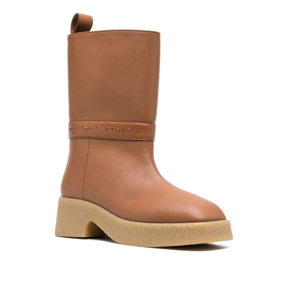 Stella McCartney Brown Polyethylene Chelsea Boots